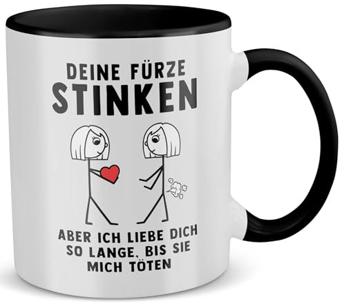 22Feels Lesbische Frau Geschenk Freundin Homosexuelle Tasse Ehefrau Gleichgeschlechtliche Ehe Hochzeit Jahrestag Valentinstag Gay Pride Month Rainbow Love LGBT Paar (Zweifarbig Weiss-Schwarz)