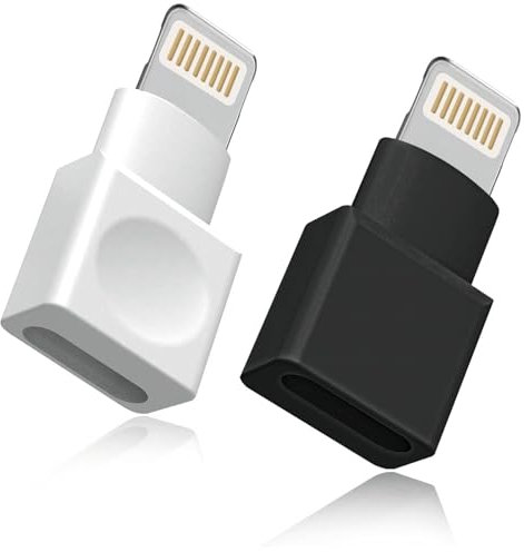 2 Pack Lightning Charging Extender Cord,[Apple MFi Certified] iPhone Charger Extension Cable Male to Female Dock Extender Compatible with iPhone 14 13 12 11 X XS XR 8 7 6 5 Transfer Audio Video Data