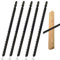 HANIUTTY 5 Stück Stichsägeblätter Set, Stichsägeblatt Lang 180mm T744D T-Schaft Stichsägeblätter Lange und Schnell Schneidende Stichsägeblätter Holz für Holz und Metall