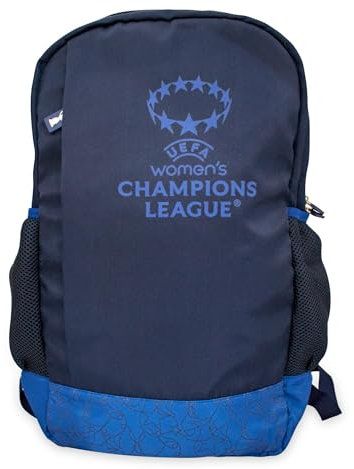 UEFA Frauen Champions League Rucksack – UWCL, Offiziell Lizenziertes Merchandise, Leichtgewicht, Rucksack, Tolle Geschenkidee für Fußballfans