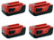 21.6V Batterie de Remplacement de Grande capacité. Compatible avec Hilti. B22 18V 21.6V 22V Outils sans Fil Outils électriques Perceuse Marteau(4pcs 5.0mAh)
