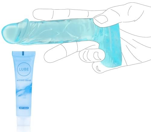 12CM Realistic Dildo Small Soft Anal Dildo with Strong Suction Cup Mini Dildo Dildo Realistisch Spielzeug für Erwachsene Ab 18 Sex Diloschwanz für Frauen Dildo für Männer Dildo Klein(Blue)