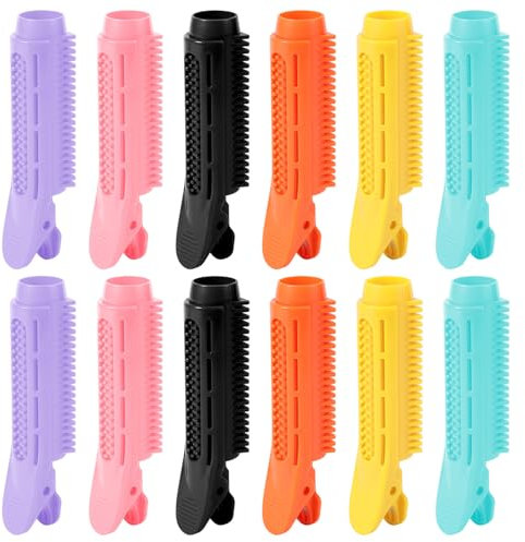 12uds Pinzas para Dar Volumen al Cabello, Instantáneas Volumizing Hair Clip Coloridas Pinzas para Levantar la Raíz del Cabello Esponjoso Mejora para Mujeres y Niñas con Cabello Fino y Rizado