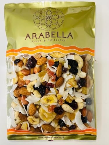 Fruit & Nuts Mix - 450G Dried Fruits & Nuts Wholesome Breakfast - Snack Freshy Prepared and packed