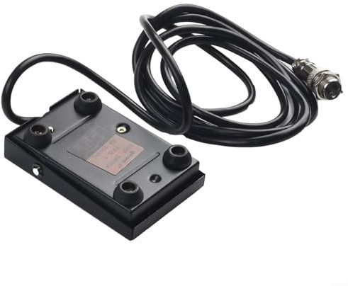 Sandyseptember Fußpedal für WIG-Schneidschweißgerät, Punktschweißgerät, Anti-Rutsch-Fußpedal-Controller, Schalter, Plasmaschneider, Schweißer, Punkt-Fußpedal (2 Kern)