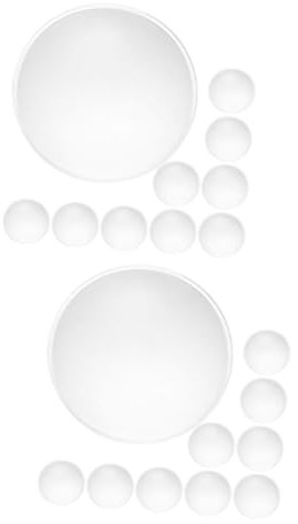 PACKOVE 2 Ensembles Lentilles Biconvexes Lentille Convexe Verre Loupe Bijoutiers Loupe Loupe Lentille Grossissante Loupe De Lunettes Loupe Portative Acrylique Transparent 10 Pièces * 2