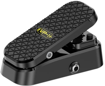 TTETTZ Expression Pedal Universal Expression No Noise Passive Volume Multi Effects Cushioned with Self Locking Switch Effects Pedal