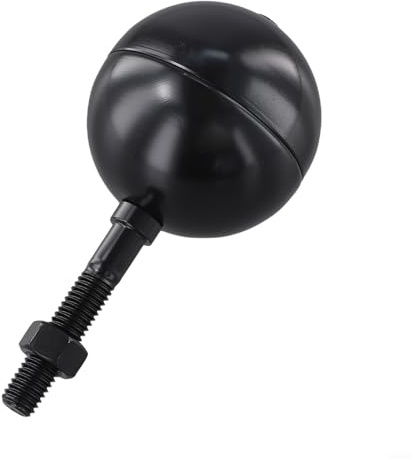 Aluminium-Kugel-Ornament für Fahnenmasten, 7,6 cm, ergänzt Ihre Flaggen-Präsentation mit Stil und Eleganz (schwarz)