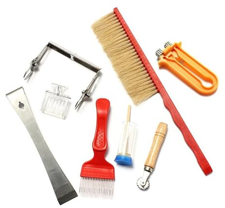 Shurhome Beekeeping Supplies Bees Keeping Starter Kits Beekeeping Tools Bees Keeping for Beekeepers Beginner Wooden Beekeeping Tools