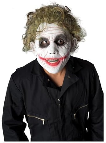 Der Joker Perücke, Mehrfarbig, Einheitsgröße