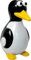 Wedo 20227102 Brillenhalter und Brillenablage Motiv Pinguin (aus Polyresin)