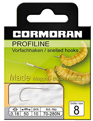 Cormoran PROFILINE Madenhaken Nickel Gr.10 0,16mm