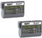 Lot de 2 ayex® EN-EL15 Batterie Li-Ion pour NIKON 1 V1, D7000, D7100, D8000, D600, D610, D800, D800E