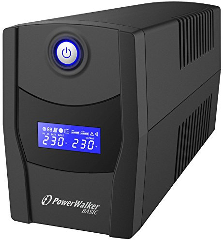 PowerWalker VI Series 800VA/480W Compact Battery backup solution with built-in AVR, HID Supported, Cold (DC) Start Function (LCD Screen)