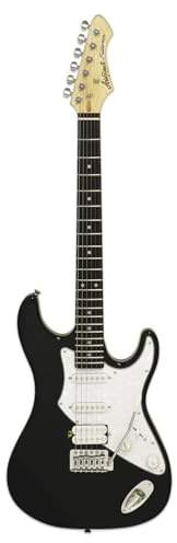 Aria 714 Standard Electric Guitar - Black