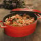 Lava Signature Enameled Cast-Iron Oval Dutch Oven - 4-1/4 Quart, Cayenne Red