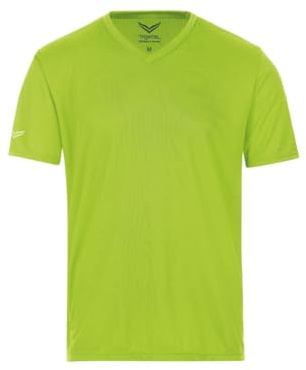 Trigema Damen T-Shirt V-Shirt Coolmax, Gr. 40 (Herstellergröße: M), Gelb (Lemon 271)