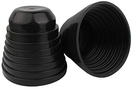 TOMALL 60mm 70mm 75mm 80mm 85mm 90mm 95mm 100mm LED Staubschutz Einstellbare Beschneidung für Scheinwerfer Umrüstsatz (2er Pack)