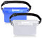 IPOW 2PCS Pochette Étanche à Ceinture Certifiée IPX8 Sangle Ajustable 3 Zipper Plastique Housse à Ceinture/Etui Imperméable/Sac pour Nautique,Pêche,Kayak,Baignade,Protection Téléphone/Argents/Cartes