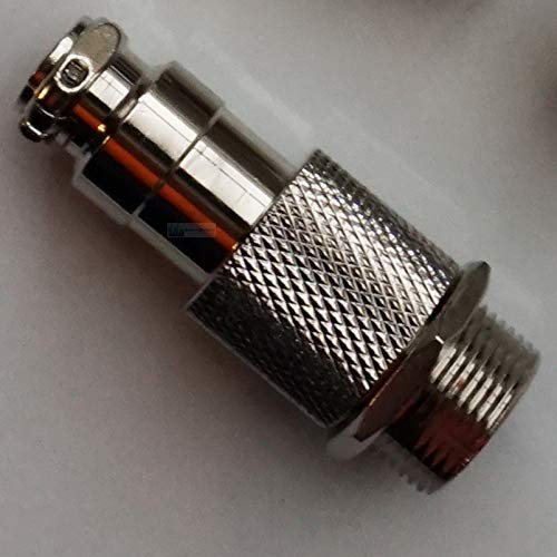 Leisure Pursuits Golf Trolley Battery Lead Input, 3 Pin Male Chrome Connector