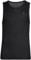 Odlo Herren Unterhemd Kurzarm Active F-dry Light Funktionsshirt Singlet Sportunterhemd Funktionsunterwäsche Tanktop, Schwarz, L EU