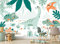 Papier peint pour enfants - Dinosaure - 366 cm x 254 cm - Décoration murale géante - Poster en papier pour chambre d'enfant