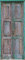 A.Monamour Sticker Porte Autocollant Poster De Porte 3D Vieille Porte De Couleur Bleue en Bois Rustique Vinyle Affiche De Porte Sticker Mural Papier Peint Art Décor 77 x 200 cm
