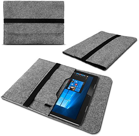 NAUCI Schutzhülle kompatibel mit Samsung Galaxy Tab S11 S10 S9 S8 Ultra 14,6 Zoll Tasche Sleeve Hülle Tablet Cover Case, Farbe:Grau