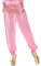 SamHeng Bauchtanz Haremshose, Damen Chiffon Tribal Arabisch Hose, Pailletten Glänzend Lose Bauchtanz Kostüm Pumphose für Bauchtanz Yoga Pilates Zumba Party Performance Kostüm