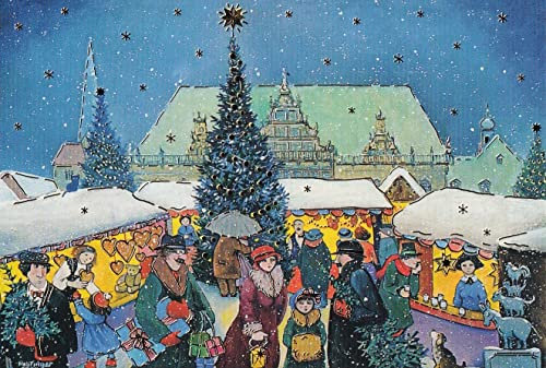 chemstickattack Weihnachtskarte Bremen Nostalgie Grußkarten Doppelkarte