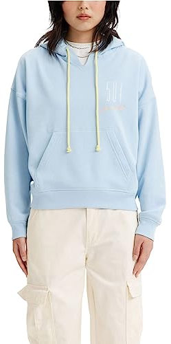 Levi's Graphic Authentic Shirt, Sweat à Capuche 501 Californi, XXS Femme