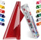 VEGIXO Heat Transfer Vinyl Red – 12in x 8ft Roll for Heat Press & Cricut, Easy to Cut & Weed, Design T-Shirts & Crafts