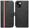OCASE for iPhone 15 Case, Premium PU Leather Wallet Case Flip Phone Cover with[RFID Blocking][Card Holder][Shockproof TPU][Stand Function] for the iPhone15 6.1 Inch 2023 5G,Stylish Black