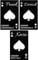 3PCS Personalised Bottle Openers Credit Card Size, Groomsmen Best Man Gifts for Wedding Bachelor Party, Stainless Steel Beer Bottle Opener, Spade A Black