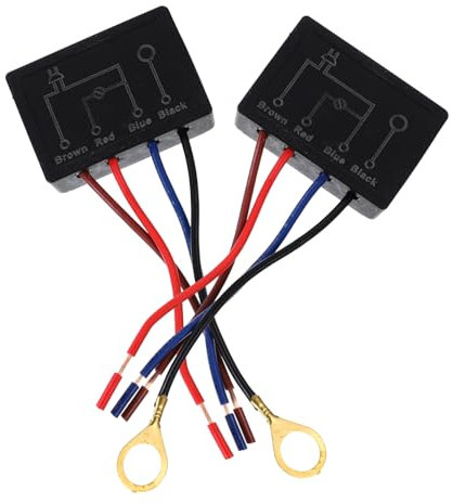 UKCOCO 2st Tischlampe Berührungsschalter Tischlampe Ersatzteile Touch-lampensteuermodul 4-wege-touch-sensor-dimmer Zubehör Für Tischleuchten Berührungssensor-dimmer Adapter Dimmen Abs