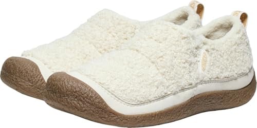 KEEN Women's Howser 2 Casual Comfy Durable Slippers, Birch/Curry, 4.5