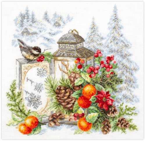 Magic Needle Zweigart Edition Kreuzstich Stickpackung Der Duft des Winters Zählmuster