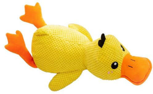 MagiDeal Mellow Dog Ente, Beruhigungs-Entenspielzeug für Hunde, Quietschspielzeug für Hunde, Spielzeug Mellow Dog Beruhigungs-Ente Mellow Dog Beruhigungskissen, 32cmx20cm