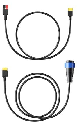 BLUETTI RV Kabel 12V/30A für BLUETTI Portable Power Station AC240, Aviation Plug zu XT60 Kabel & XT60 zu SPC45 (Anderson Plug) Kabel