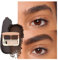 Oulac Augenbrauen Palette 2 in 1-Wasserfester Augenbrauen Gel Langanhaltende Augenbrauenpuder,Auffüllenden Fasern für Dichter Wirkende Farbe langanhaltendes Ergebnis mit Pinsel Spiegel, Charcoal Brown