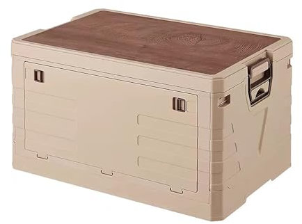 SFGTY Auto Kofferraum Aufbewahrungsbox für Mercedes Benz/AMG GLE Coupé C167 C292 2015-2025 Multifunktionale Faltbarer lagercontainer Klappbox Transportbox Mit Deckel,Coffee-75L