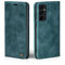 LBH Handyhülle für Samsung Galaxy A52 / A52 5G / A52s 5G in Petrol Blau mit Karten- und Geldfach Smartphone Hülle mit Standfunktion Flip Case Schutzhülle Magnetverschluss Vintage
