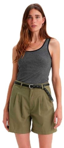 Levi's Essential Rib Tank Caraway Stripe Caviar