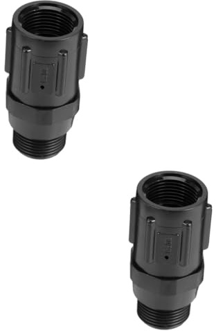 Gogogmee 2pcs Flame-Resistant Easy Install Drip Irrigation Pressure Reducer Psi Irrigation Pressure Regulator for Garden Hoses