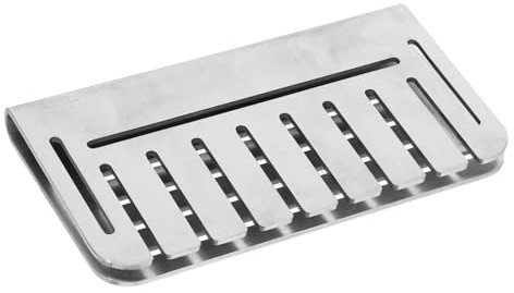 CAXUSD Edelstahl Grill Fettblocker Türlamelle Doppelseitig Grill Baffle Für Gusseisen Grillplatte Bbq Fettfangschutz Kompatibel Mit Blackstone Und Flachgrills Für Saubere Fettabscheidung