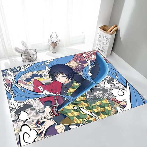ZCSJFCAI Anti-Rutsch 3D Cartoon Anime Teppich, Schlafzimmer Wohnzimmer Dekoration, Bereich Teppich Anti-Rutsch Bodenmatte .,140 * 200cm