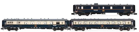 ARNOLD HN4491 CIWL, 3er-Packung Edelweiss Pullman Express, Set 2-2 (DD3, VPC Fleche d'Or, VP Étoile du Nord), Folge. II Personenwagen