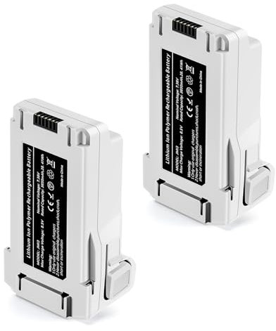 PoweLyt Mini 3 Serie Batteria di volo intelligente 7.38V 3850mAh 2 confezioni Mini 3 Batteria plus Supporta fino a 51 minuti di volo Compatibile con DJI Mini 4 Pro/3 Pro/3 Drone