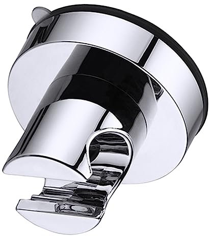 Mikikit 1Pc Dusche Stehen Dusche Kopf Halterung Saugnapf Dusche Halterung Dusche Kopf Basis Dusche Kopf Halter Silber