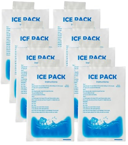 Gel Kühlpack,Kalte Gel Gefrierschrank Pakete - Sommerkühlzubehör für Laufen Camping Arbeit und Outdoor-Sportaktivitäten